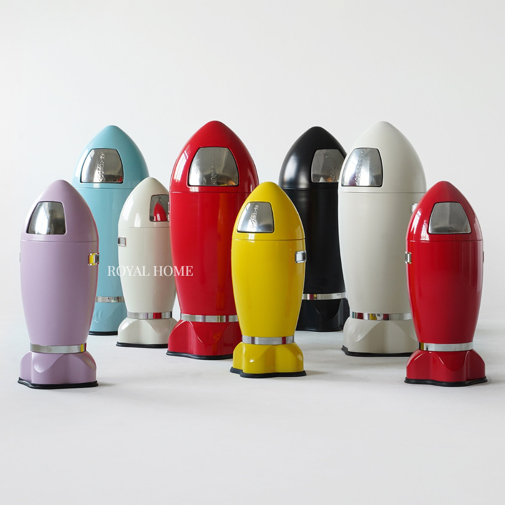 Wesco Spaceboy 웨스코 스페이스보이 로켓 오브제 쓰레기통 74cm - 상품 이미지