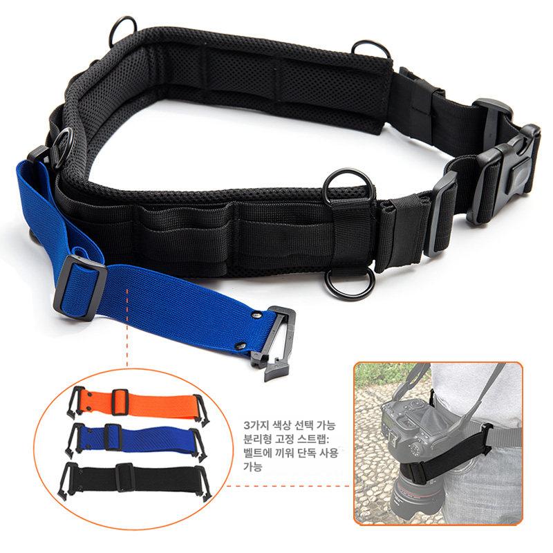 다이아몬드백 Tempo Belt Lite 전문가용 인체공학적 두툼한 패딩 코브라 버클 블랙 (고정 스트랩 없음) - 상세 이미지 4