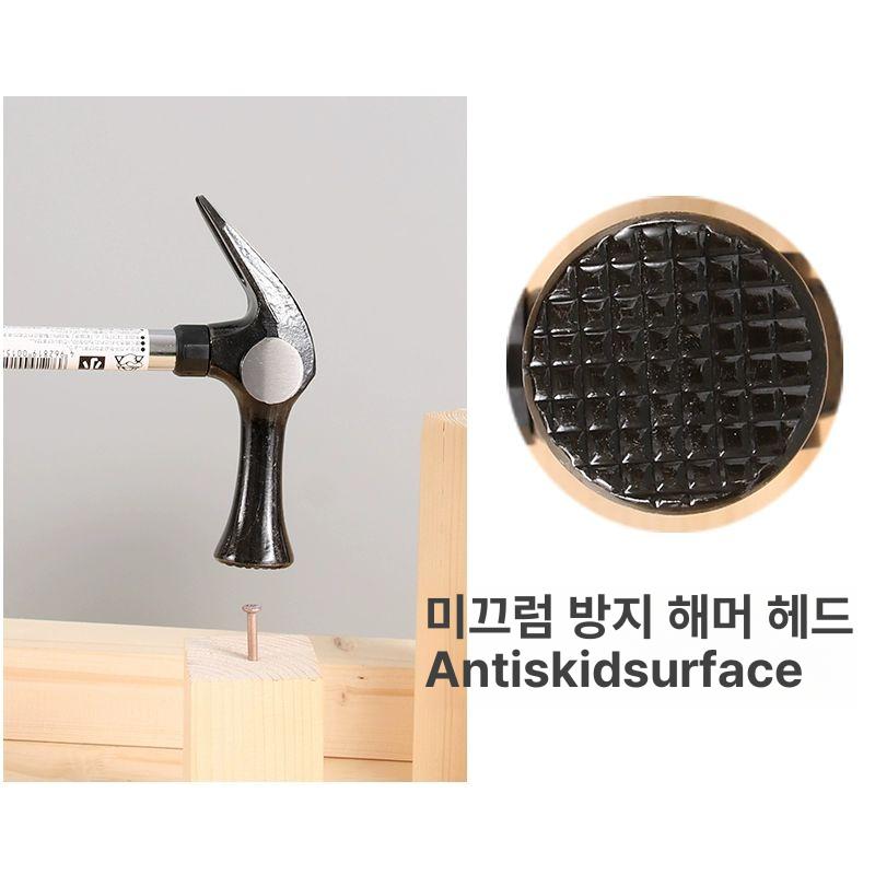 일본 도규 스틸 빠루망치 목수망치 소소 자루 수사 빠루 판금 철거 중 오함마 쇠망치 - 상세 이미지 3
