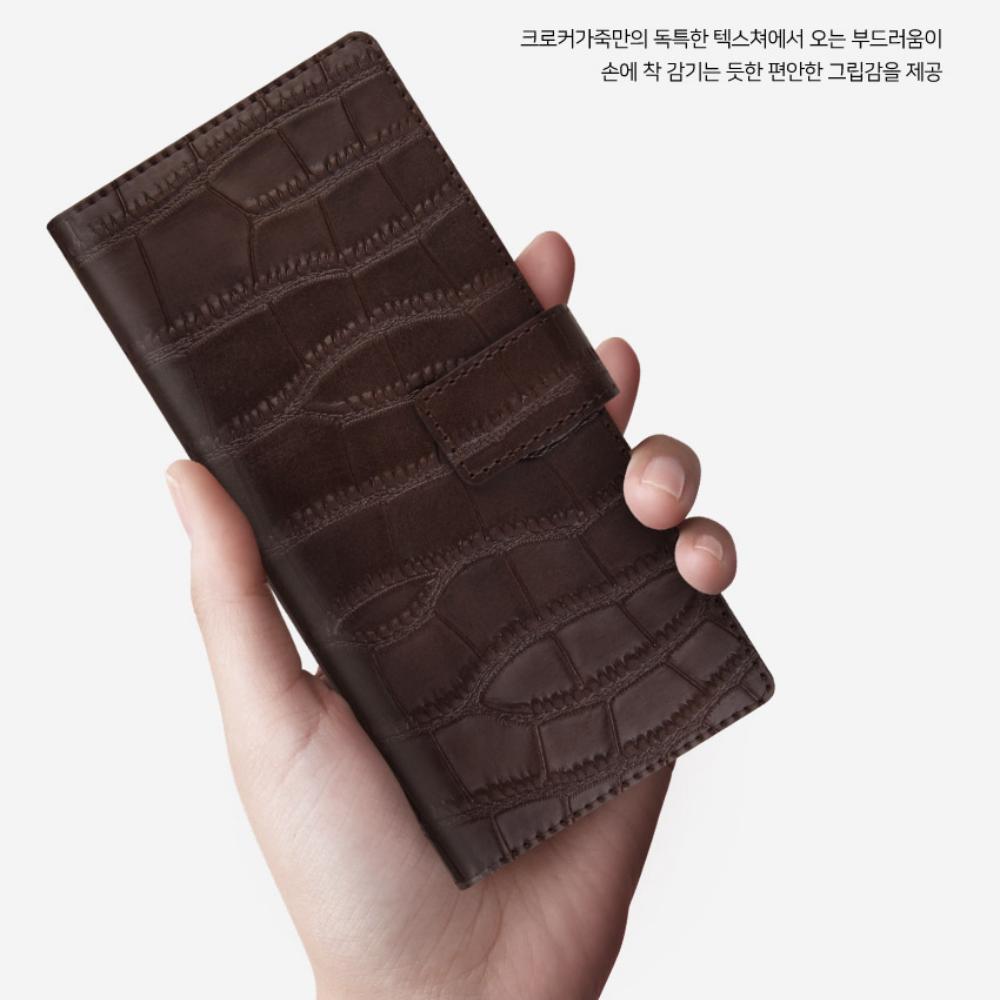 카드 지갑 케이스 아이코 브라운, 갤럭시A37 - 상세 이미지 5