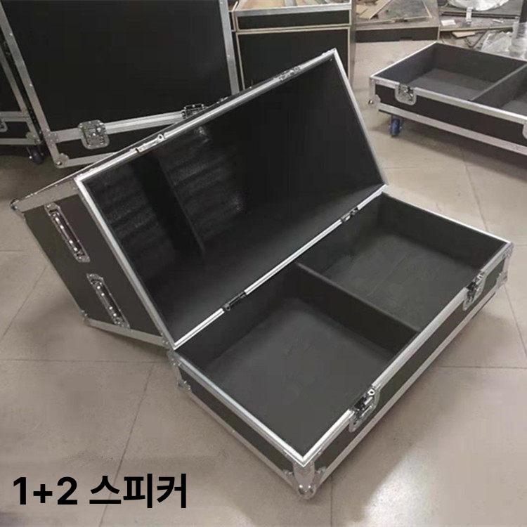 음향 오디오 하드케이스 박스 캐리어 싱글 이동식 스피커 블랙 - 상세 이미지 5