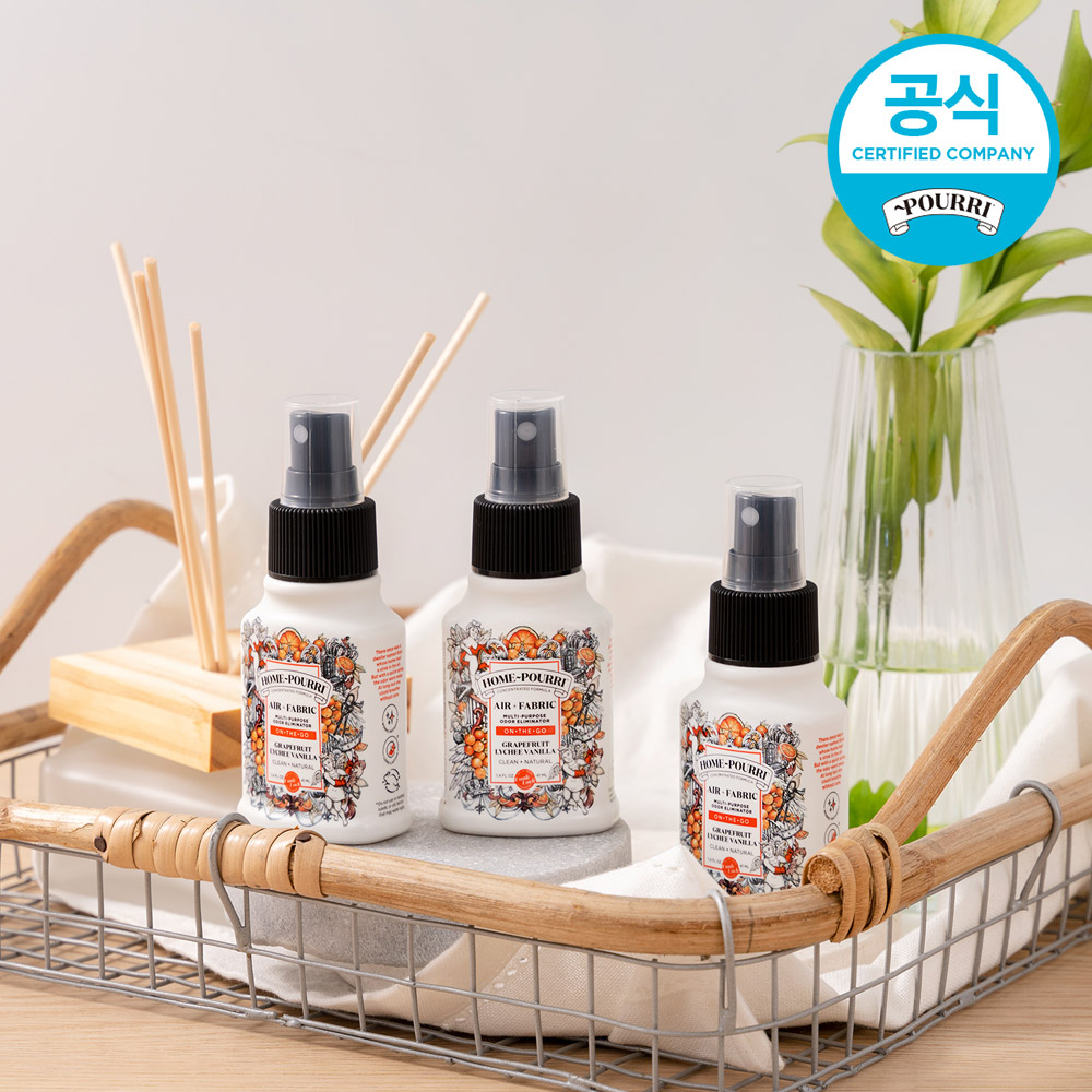푸푸리 홈푸리 섬유 드레스 퍼퓸 탈취제 향수 41ml, 3개 세트 - 상세 이미지 5