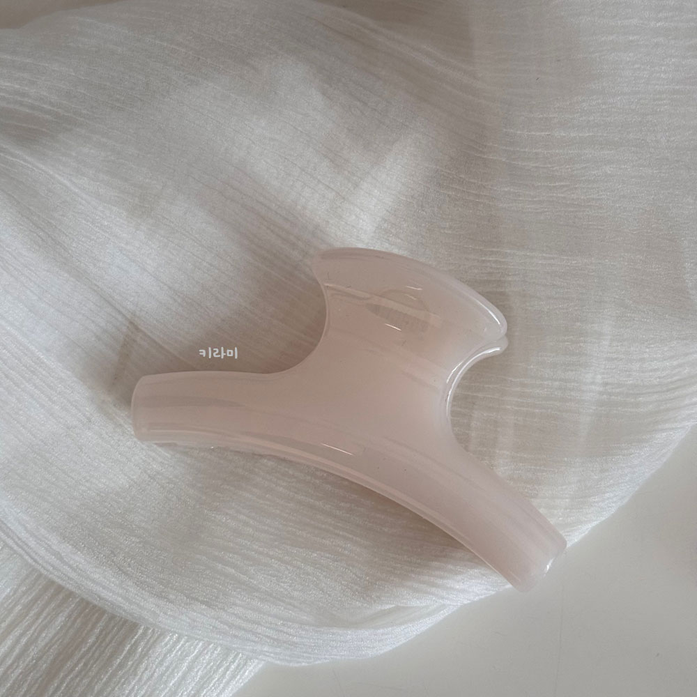 화사한 올림머리핀 심플 데일리집게핀 숱많은 헤어삔 이미지 8