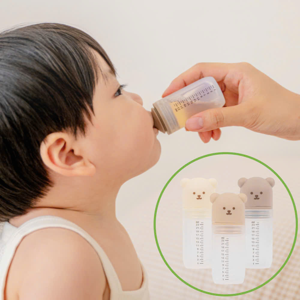 아기 실리콘 약병 물약병 약통 23ml 3개세트 - 상품 이미지