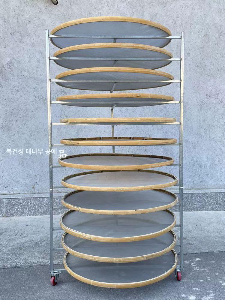 녹차 말리기 건조대 접이식 스탠드 약재 말림판 찻잎 다용도 허브 다이 건어물 생선말리는 - 상세 이미지 3