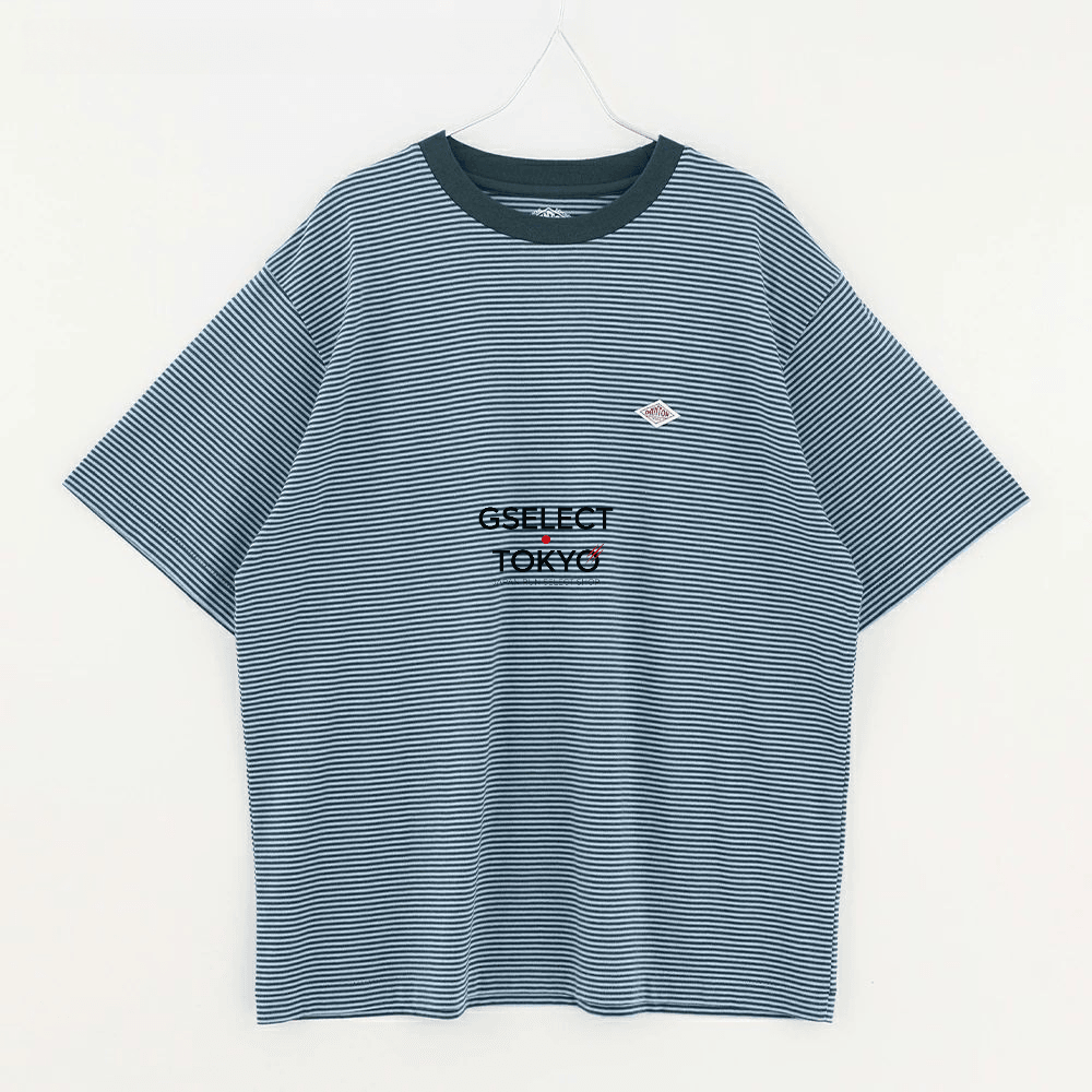 단톤 스트라이프 크루넥 여성 반팔 반소매 티셔츠 26SS DT-C0195 CVT - 상세 이미지 5