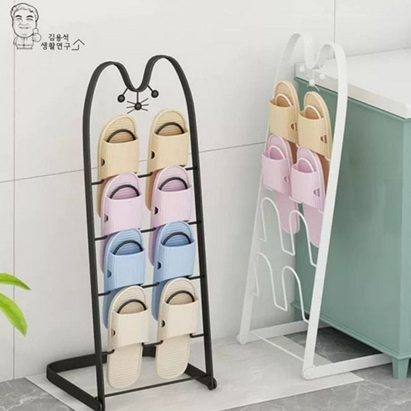 다용도 슬리퍼 거치대 벽걸이 실내화 정리대 욕실화 욕실 - 상품 이미지