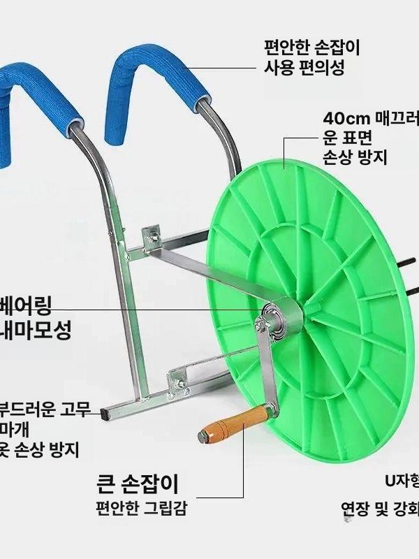 농업용 호스릴 랙 수동 롤러 워터릴 원예용 호스감기 그린 릴 - 상세 이미지 5