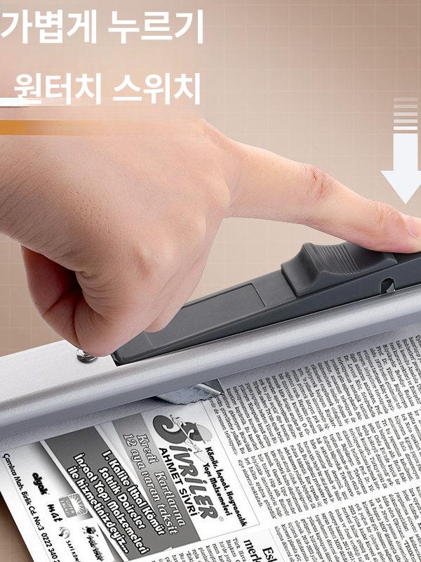 벽걸이 신문 클립 매거진 홀더 바인더 바인딩 진열대 후크 홍보물 - 상세 이미지 4