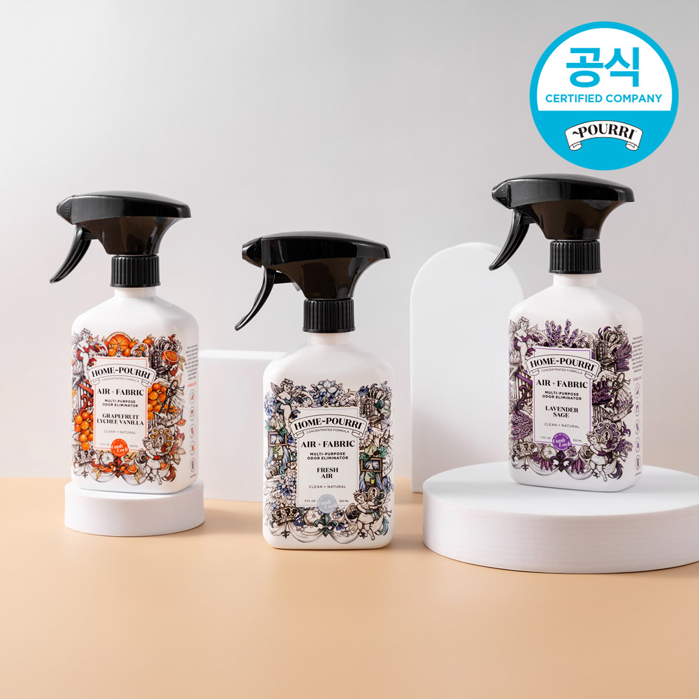 홈푸리 거실 탈취제 집안 냄새 제거 향수 325ml 대용량 실내용 룸스프레이 - 메인 이미지