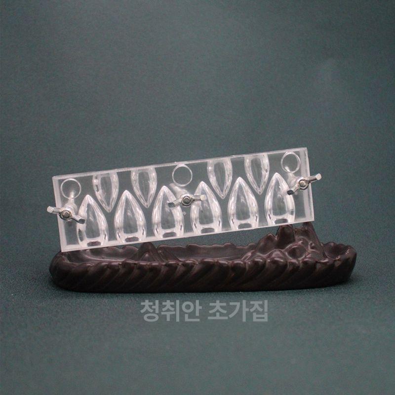 인센스 수제 만들기 DIY 향 콘 몰드 아크릴 양면 16홀 팔각 몰드 - 상세 이미지 5