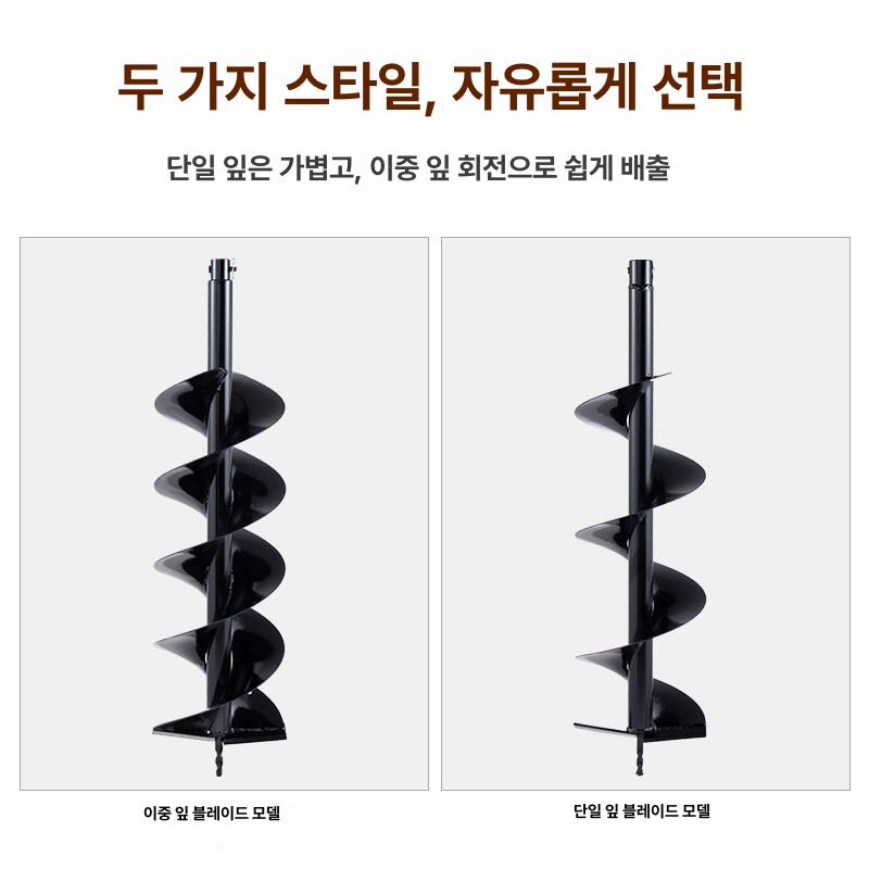 땅파는기계 드릴비트 해머드릴 나선형 합금비트 쁘레카 굴착공구 구굴기 - 상세 이미지 4