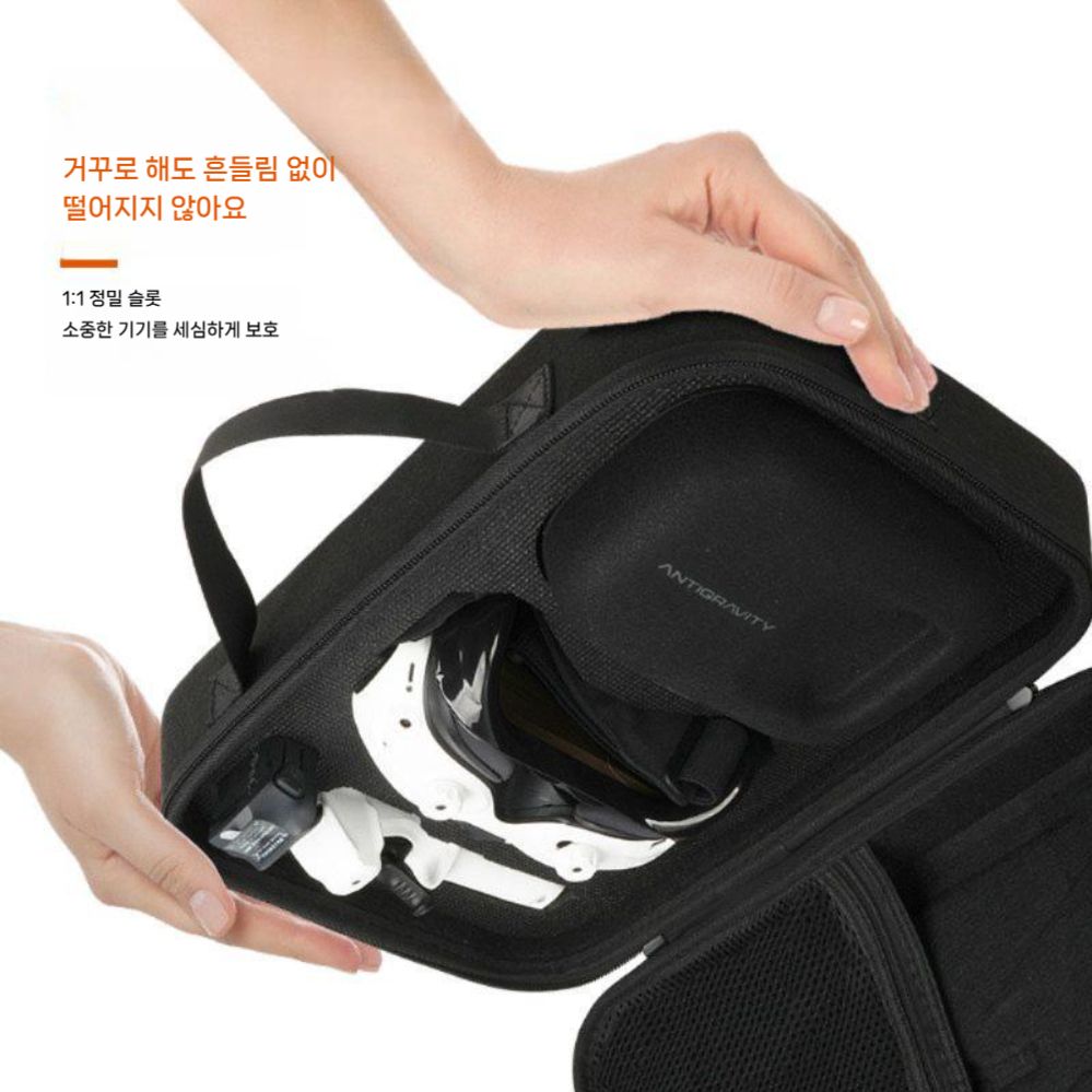 안티그래비티 A1 수납 가방 압력 방지 파우치 고글 숄더백 - 상세 이미지 3
