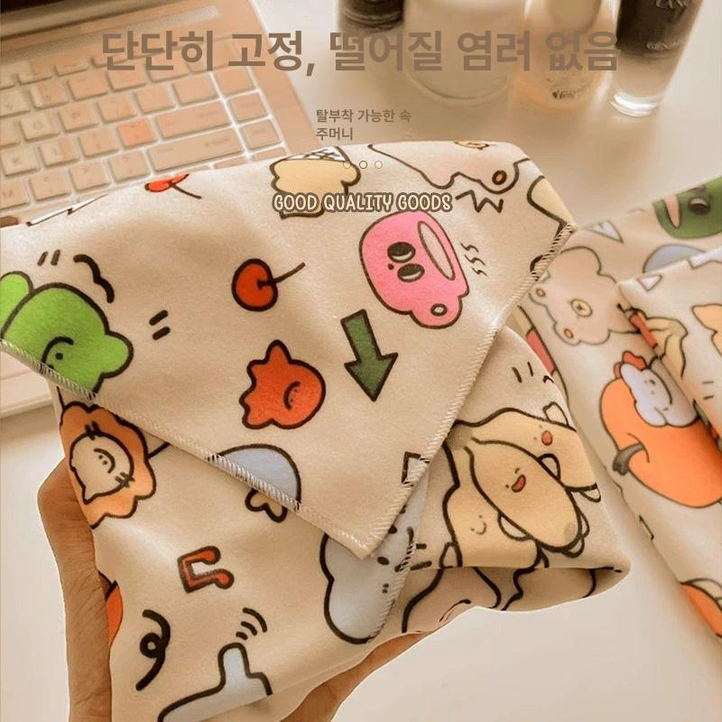 고양이 보자기 특대형 미용 그루밍 손톱관리 랩 그래피티 그래피티 25x25cm [아주작음권장하지않음] - 상세 이미지 3