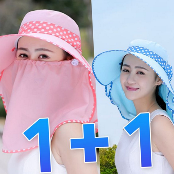 자외선 여성 썬 캡 마스크 썬 캡 햇빛 차단 여름 - 상품 이미지