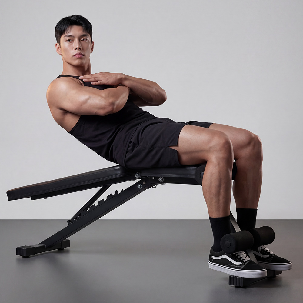 이고진 인클라인 벤치 EX300 벤치프레스 인디클라인 각도 조절 운동 웨이트 근력 이미지 6