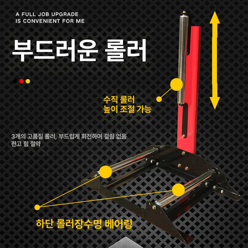 자동차 휠 청소 레드 카센터 규격 회전 세차장 배치 브러시 디테일 통풍구 브 세트 솔 - 상세 이미지 4