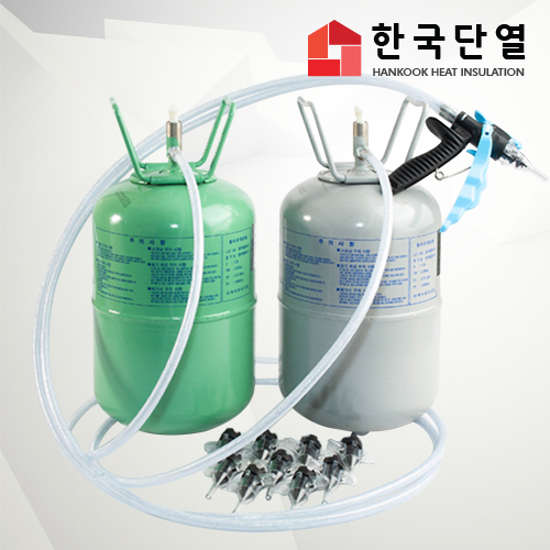 라이트폼 경질 1세트 연질 스프레이 폴리우레탄 단열폼 타이거2K 우레탄뿜칠 - 메인 이미지