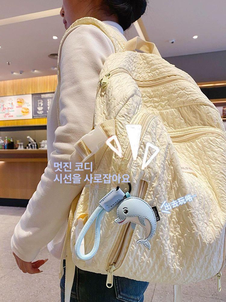 돌고래키링 가죽 돌고래 자동차키 선물용 - 상세 이미지 4