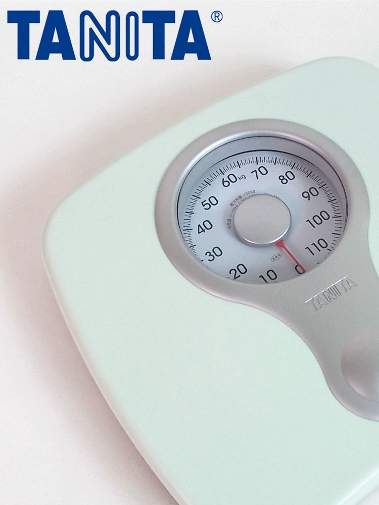 일본 기계식 체중계 정밀 블랙 몸무게 측정 아날 레트로 모음 가정용 논슬립 - 상세 이미지 2