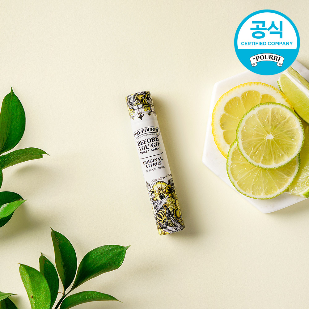 푸푸리 토일렛 퍼퓸 화장실 냄새 차단 방향제 똥냄새 제거 오리지널시트러스, 10ml, 3개 - 상세 이미지 2