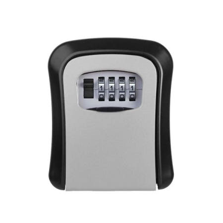 문고리자물쇠 그레이 열쇠보관함 비밀번호 자물쇠 다이얼 시건장치