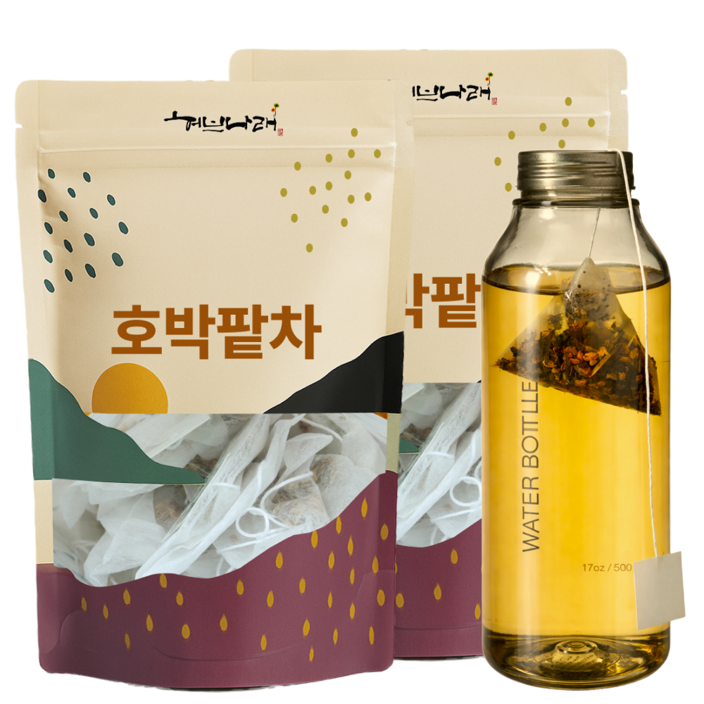 호박팥차 물  티백 2g 100개입 국산 늙은 붓기 카페인없는 빼는 차 - 상품 이미지
