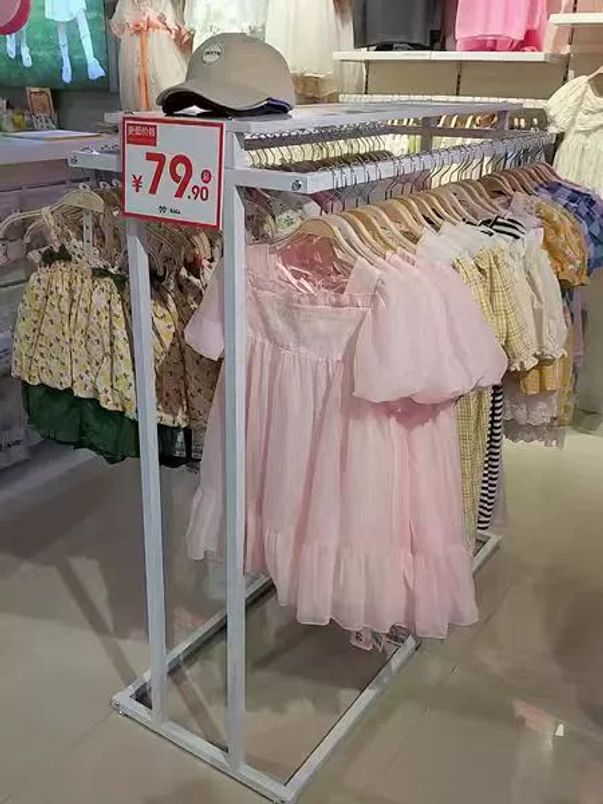 철제 양면 행거 디피 의류매장 더블행거 옷걸이 - 상세 이미지 4