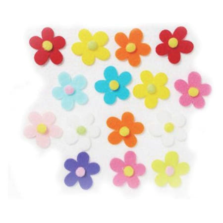 ARTONE 펠트 환경꾸미기재료 5잎꽃(소)SET (3X3cm)