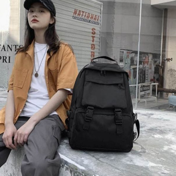 10대 여성 캐리어 백팩 데일리 여성 백팩 책가방 가벼운 수납력 - 상품 이미지