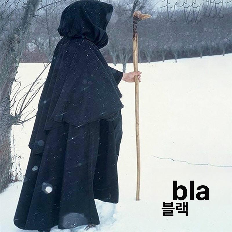 할로윈 후드 망토 중세 의상 코스프레 S 로브 마법사 레드 S - 상세 이미지 2