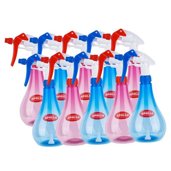 650ml 다용도 분무기 스프레이 청소용 분무기 물뿌리개 10개 플라스틱 욕실용 - 상품 이미지