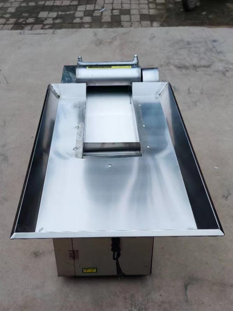 컷팅기 자동절단기 대형 스테인리스 식재료절단 껌질 약재 업소용 슬라이서 - 상세 이미지 3