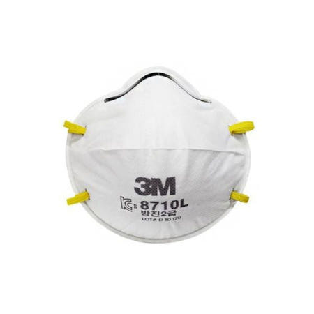 이상테크원 작업보호구 안면 여과식 2급 3M 8710L 방진마스크(20EA)