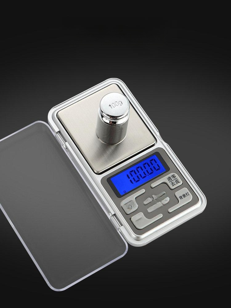 LCD 01g 전자 커피 저울 베이킹 소형 디지털 그램 배터리 500g 0.1g - 상품 이미지