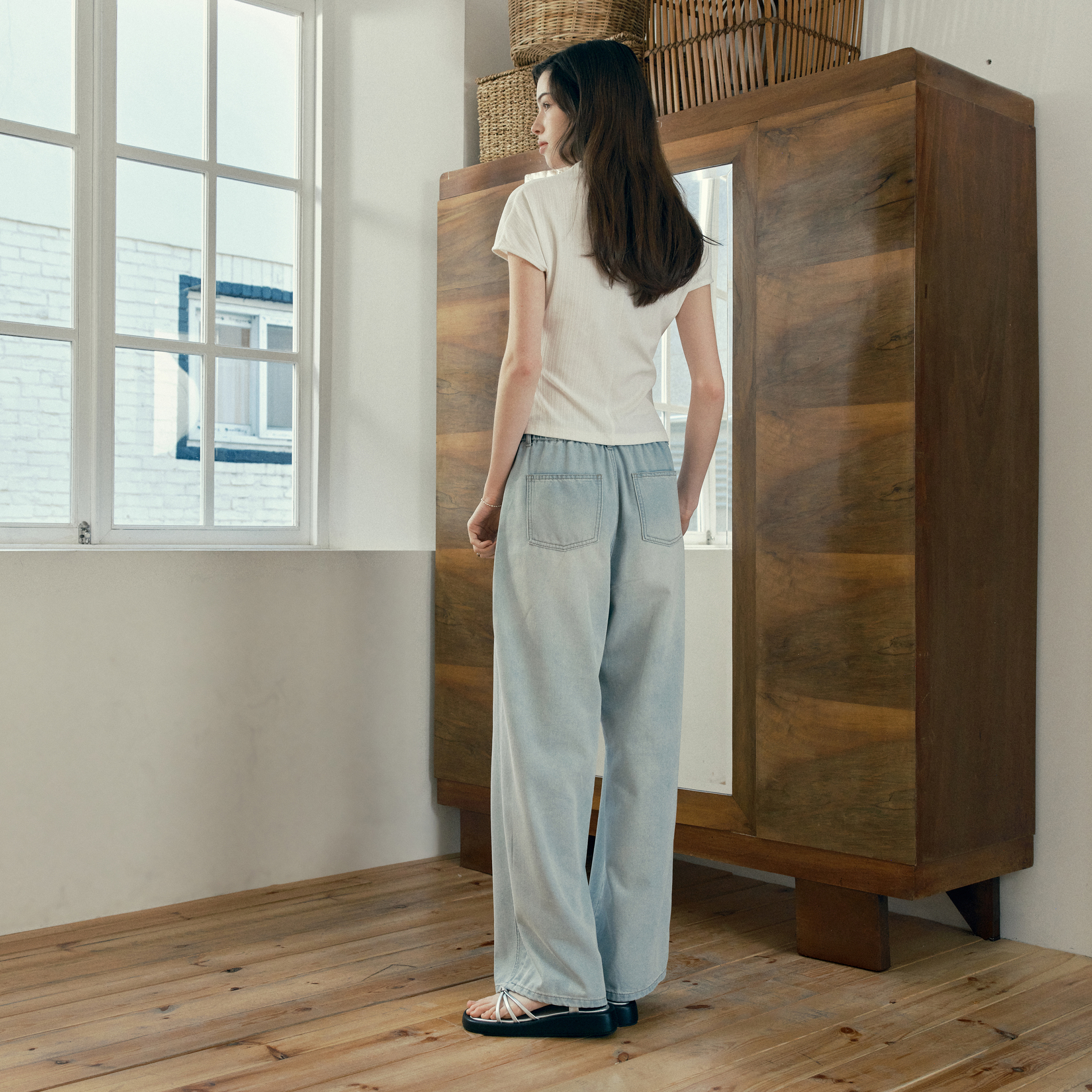 [쥬시쥬디] 저온스밴딩팬츠 J1DP324A 이미지 4