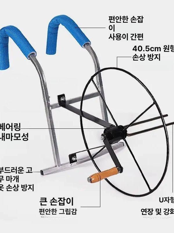농업용 호스릴 랙 수동 롤러 워터릴 원예용 호스감기 그린 릴 - 상세 이미지 4