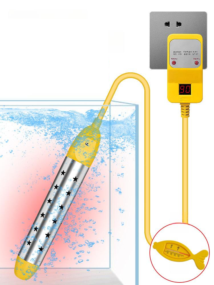 돼지꼬리히터 플래그 3000w 온도조절 전기히터봉 달팽이 온도 자동 가열 - 상품 이미지