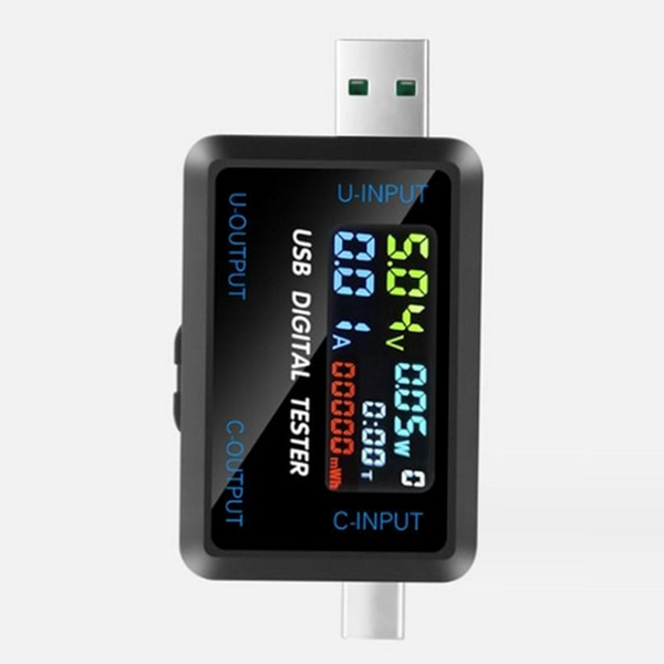 디지털 usb 전류 전압 테스터기 멀티 usb 전압 측정기 배터리 - 상품 이미지