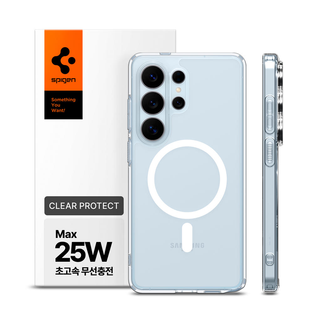25W 충전 슈피겐 갤럭시 맥세이프 케이스 울트라하이브리드맥핏 클리어화이트 갤럭시S26 울트라 가격 비교 슈피겐 25W 충전 슈피겐 갤럭시 맥세이프 케이스 울트라하이브리드맥핏 클리어화이트 갤럭시S26 울트라
