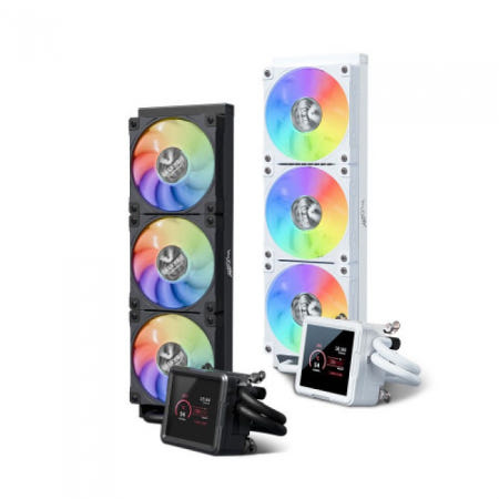 발키리 B360-GT LCD ARGB CPU 수냉쿨러 (블랙)
