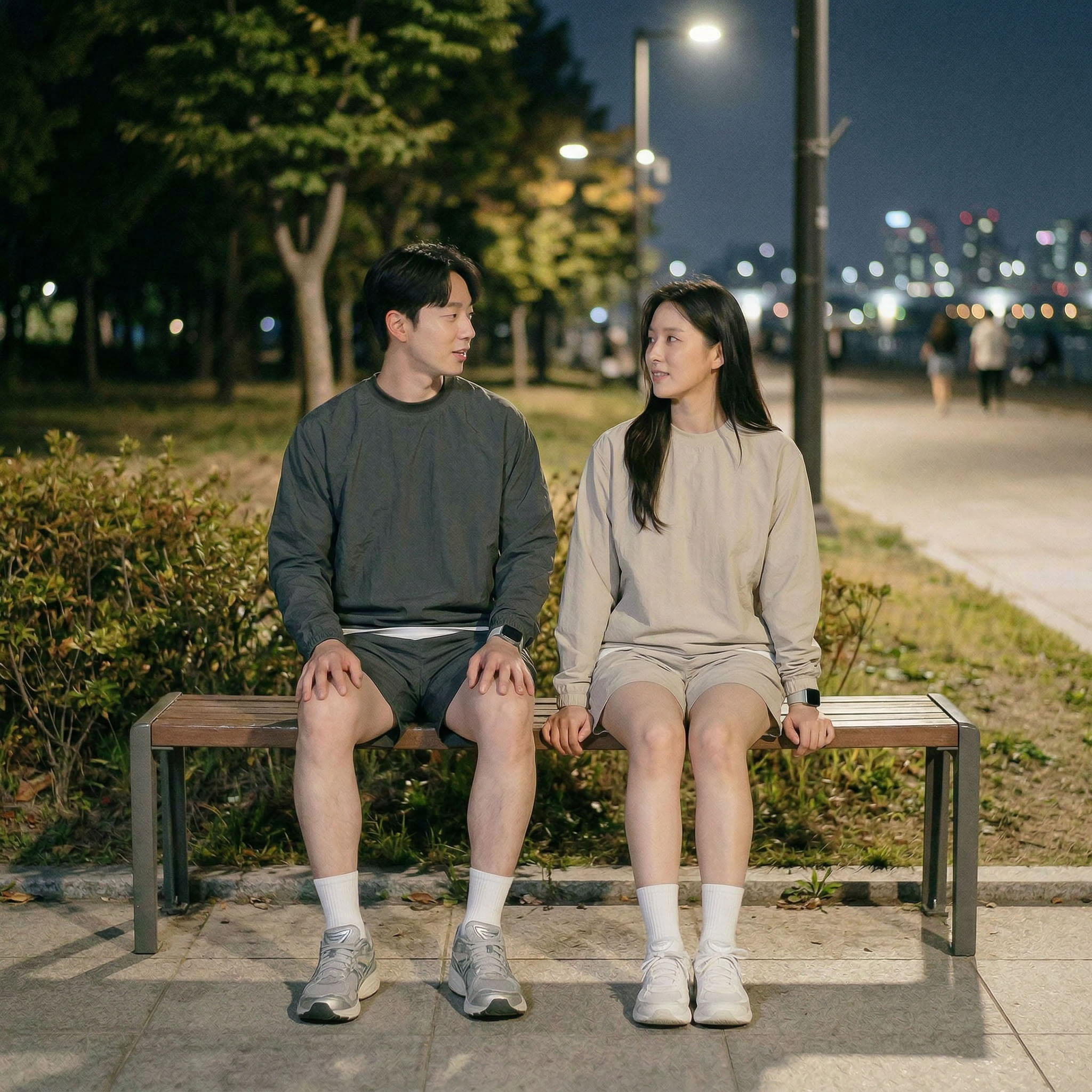 우븐 남성 트레이닝세트 트레이닝셋업 아노락세트 이미지 6