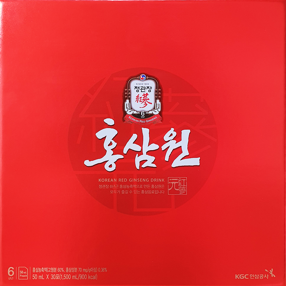 정관장 홍삼원 50ml 30포 홍삼 농축액 함유 건강음료 부모님선물세트 - 상세 이미지 2