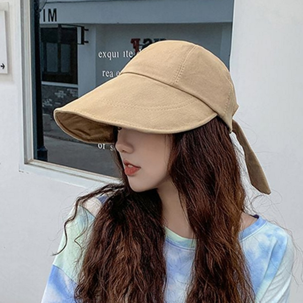 접이식 여성 썬 캡 데일리 햇빛 차단 모자 아웃도어 가벼운 - 상품 이미지