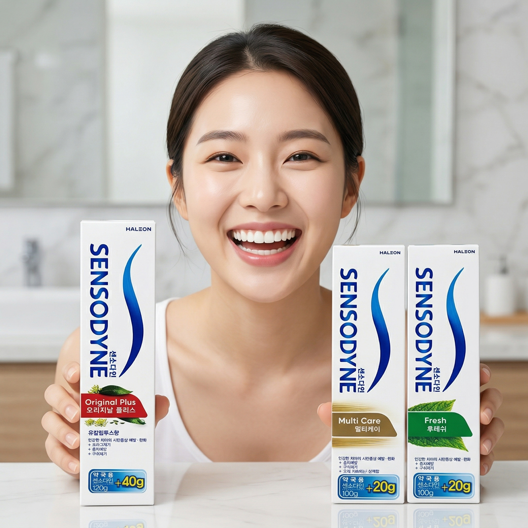 치약 추천 센소다인 멀티케어 오리지널 플러스 치약 후기 치약 선택 팁