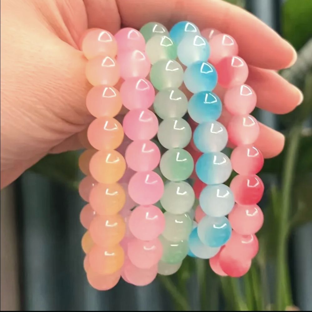 자외선 비즈 (25개입) UV 햇빛 컬러 체인지 구슬 팔찌 만들기 DIY 재료 - 상세 이미지 3