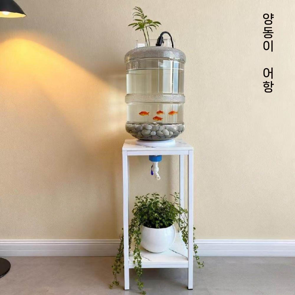 열대어 물수통 투명 수족관용 거북이 거북이수조 어항 수조 대형 축양장 아크릴 물고기 받침대 - 상세 이미지 4