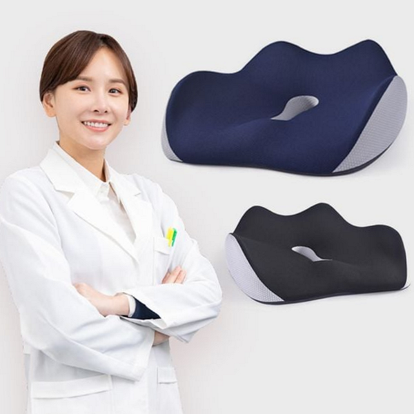 꼬리뼈 자세 보정 방석 보호 바른자세 방석 장시간 지지 - 상품 이미지