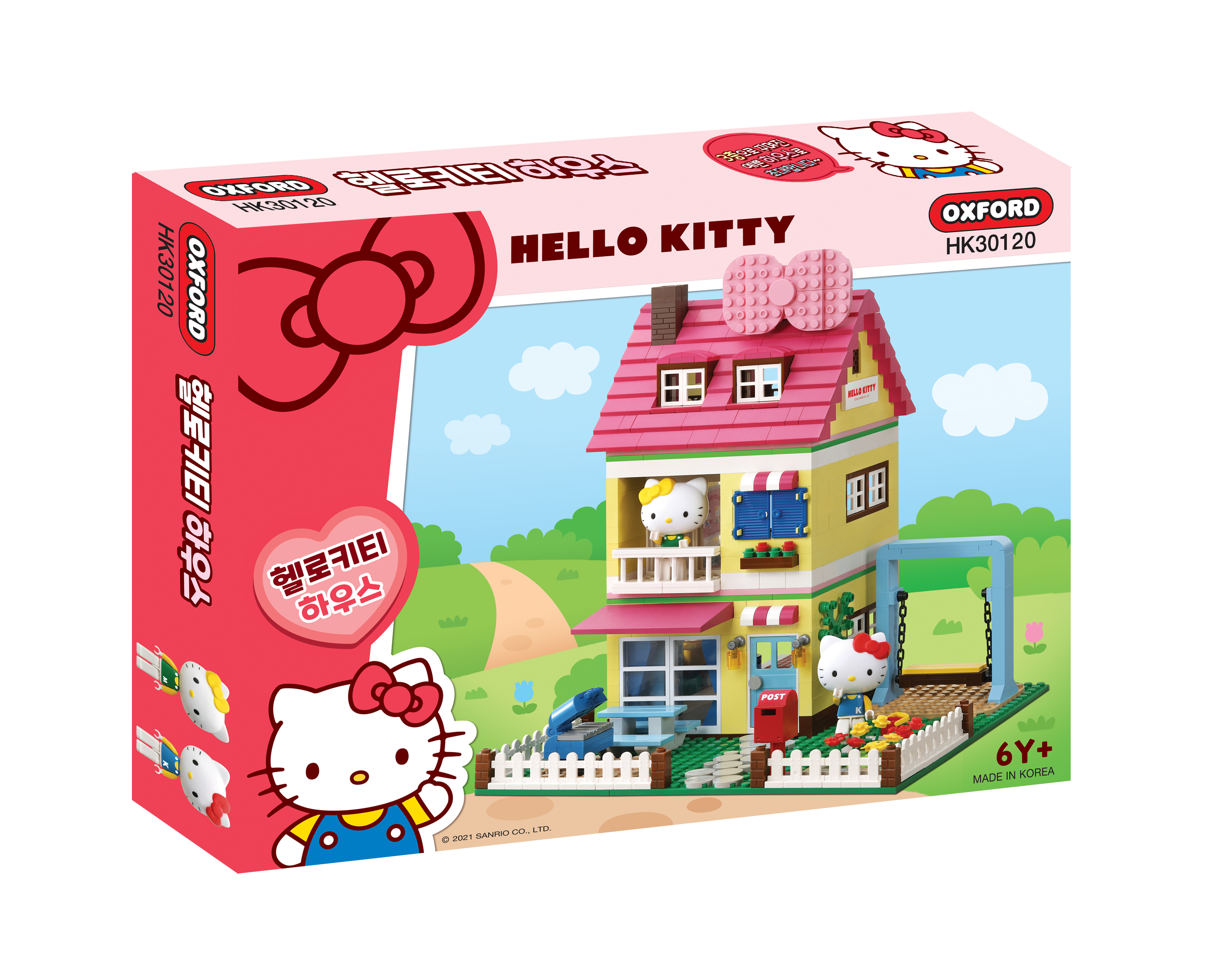 옥스포드 산리오 헬로키티 키티하우스 블록 장난감 9500 HK30120 - 상품 이미지