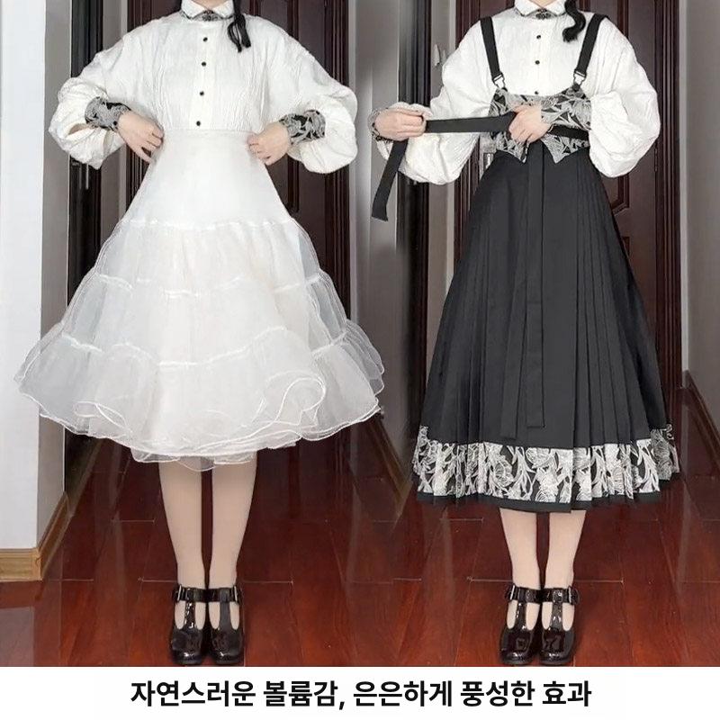 패티코트 코스튬 캉캉속치마 볼륨속치마 치마 사양 단일상품 - 상품 이미지